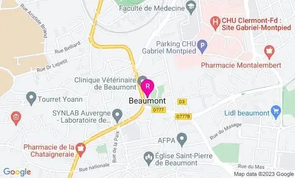 Localisation Restaurant  La Carlingue