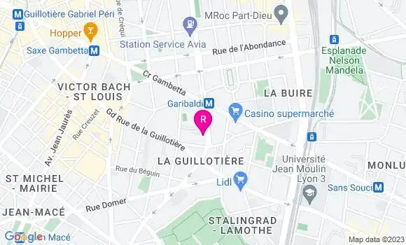 Localisation Restaurant  Au Tandem