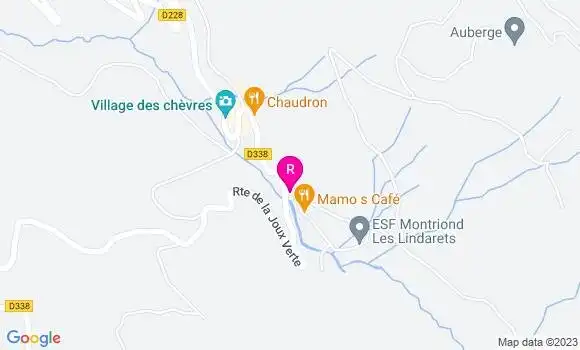 Localisation Restaurant  Les Marmottes