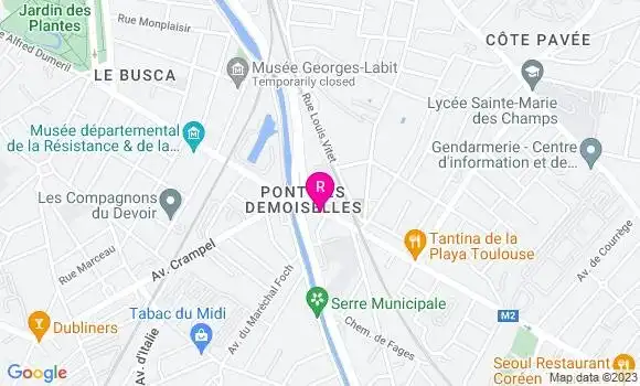 Localisation Brasserie Le Saint Exupéry