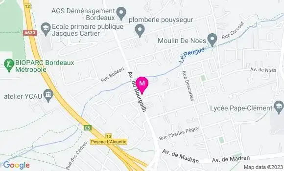 Localisation Restaurant  Le Bourgailh