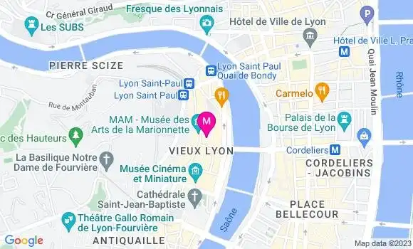 Localisation Restaurant  Le Chaudron des Gones