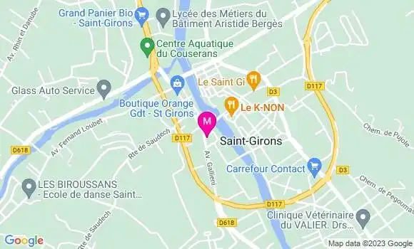 Localisation Restaurant  Le Madison