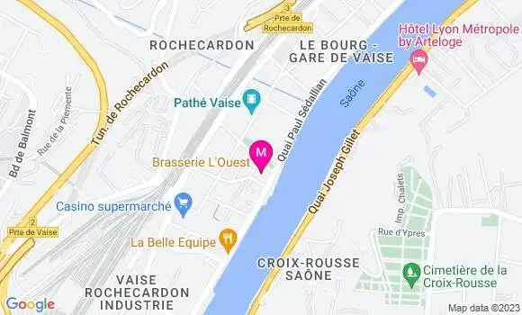 Localisation Brasserie L