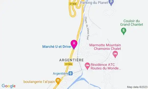 Localisation Pizzeria Le Stone