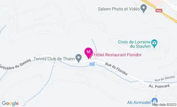 Localisation Hôtel Restaurant Floridor