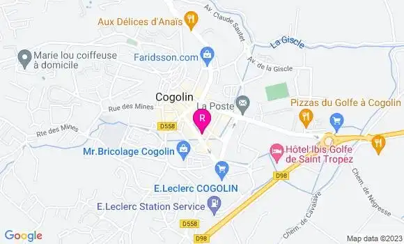 Localisation Restaurant Bar Café des Sports