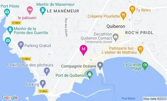 Localisation Restaurant  Le Café de Maria