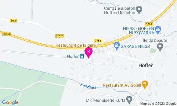 Localisation Restaurant de la Gare