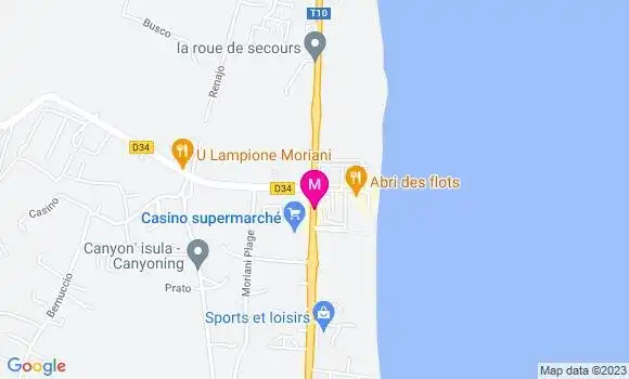 Localisation Restaurant  Bor