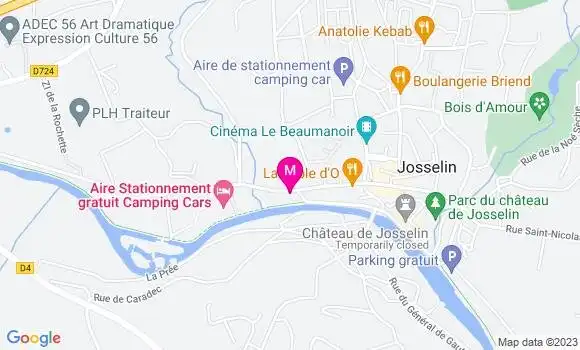 Localisation Restaurant  La Terrasse