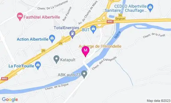 Localisation Auberge de l