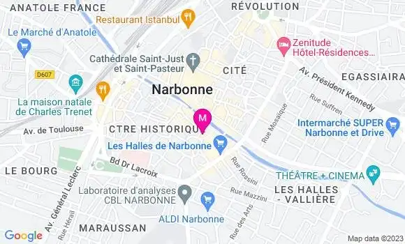 Localisation Restaurant  Le Mirabeau
