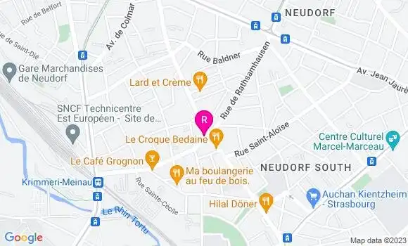 Localisation Brasserie du Scala