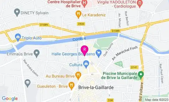 Localisation Restaurant  Aux Embruns