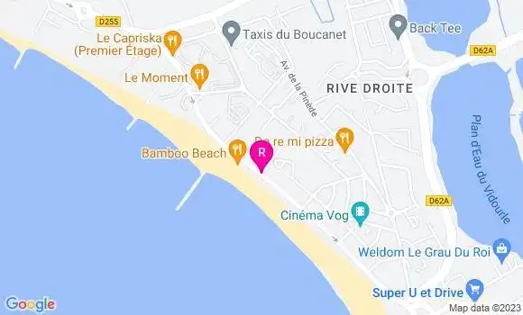 Localisation Restaurant  Bamboo Beach