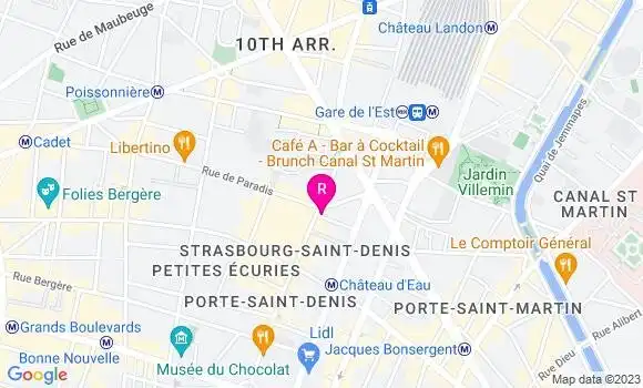 Localisation Restaurant  Au Faubourg