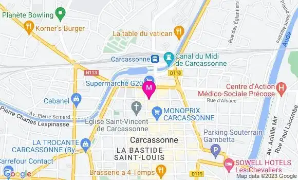 Localisation Restaurant Chinois La Jonque