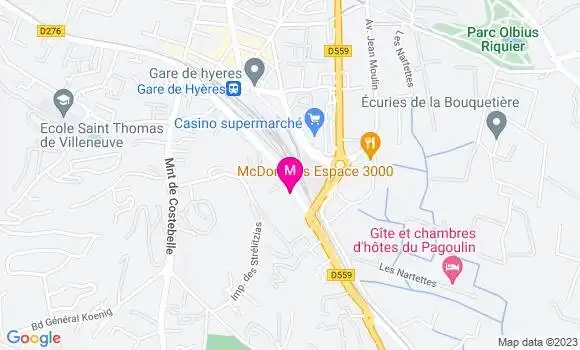 Localisation Restaurant  Les Ceps d