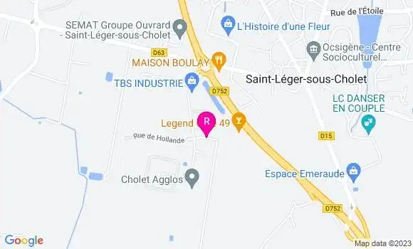 Localisation Restaurant Bar Legend Café 49