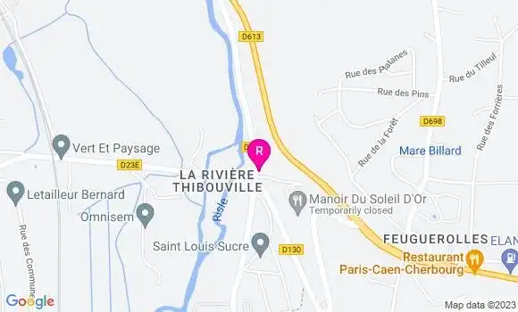Localisation Auberge de la Vallée