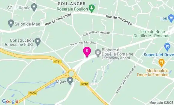 Localisation Restaurant  La Halte