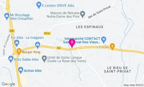 Localisation Restaurant  L