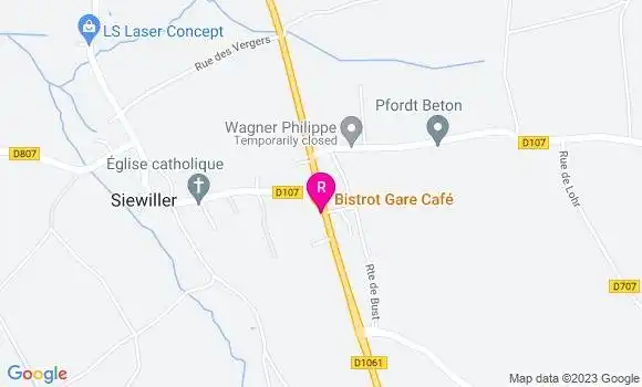 Localisation Bistrot Gare Café