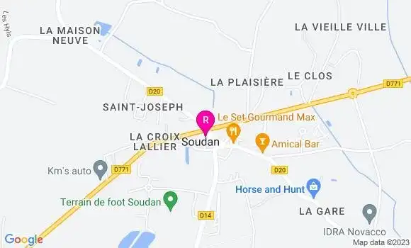 Localisation Restaurant  Le Ying Yang
