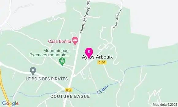 Localisation Auberge Le Bouic