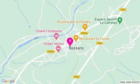 Localisation Restaurant  La Tordo