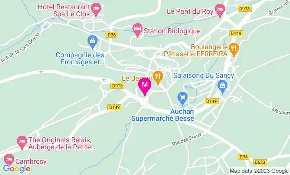 Localisation Restaurant  La Rando