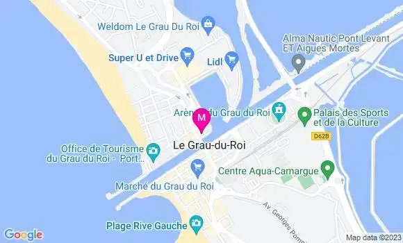 Localisation Restaurant Italien Quai 54