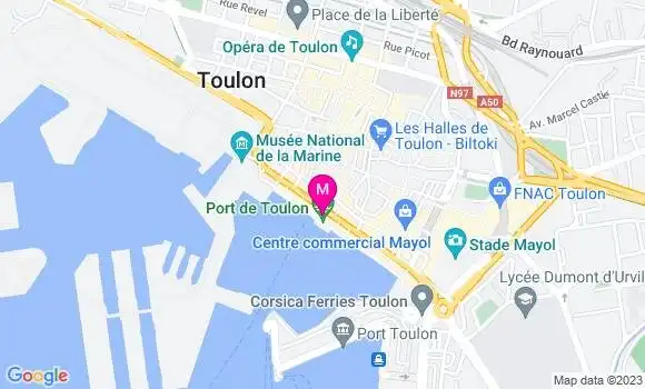 Localisation Restaurant  Le Grand Café de la Rade