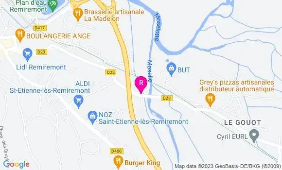 Localisation Restaurant du Pont de Cheneau