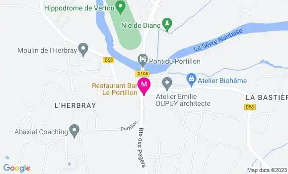 Localisation Restaurant Bar Le Portillon