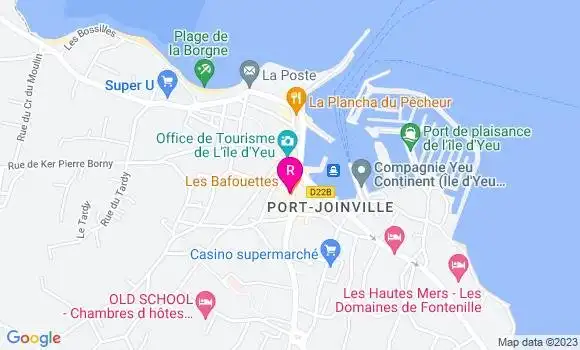 Localisation Restaurant  Les Bafouettes