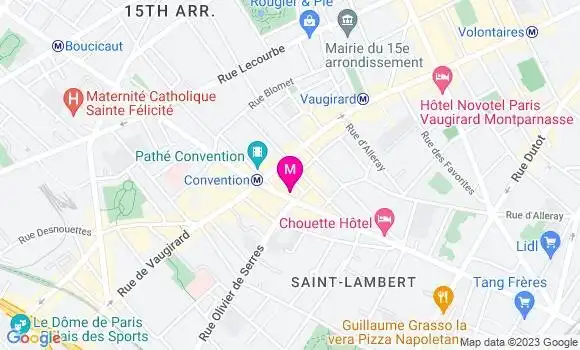 Localisation Brasserie Le Saint Michel