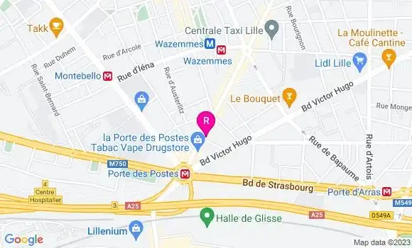 Localisation Restaurant Tacos Tacoshake