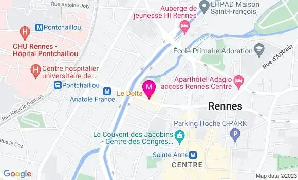 Localisation Restaurant Bar Le Delta