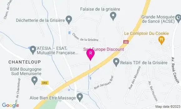 Localisation Restaurant  Le Clos de Flacé