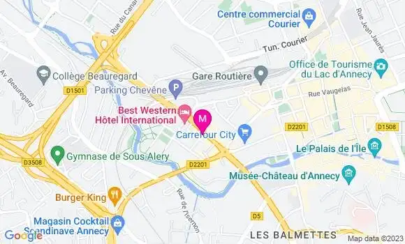 Localisation Bistrot Le Bistro du Rhône