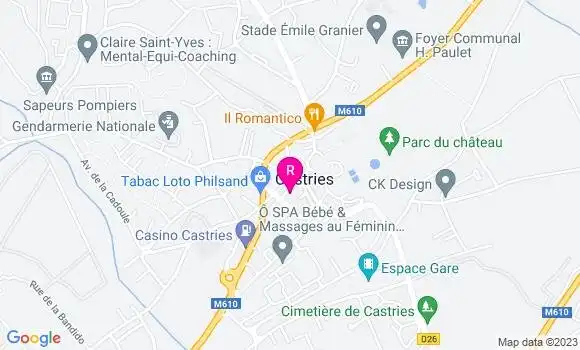 Localisation Brasserie de la Promenade