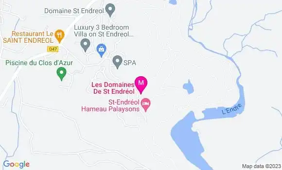 Localisation Restaurant  Le Saint Endreol