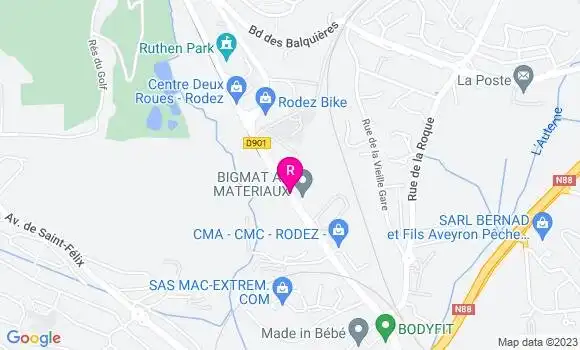 Localisation Restaurant  Le Pilaubi