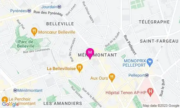 Localisation Kebab Chez les Deux Amis