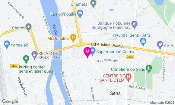 Localisation Restaurant  La Cantine d