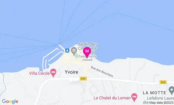 Localisation Crêperie Les Galets