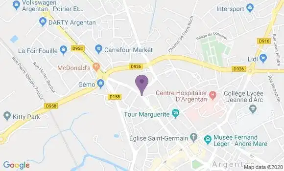 Localisation Pizzeria Le Comptoir de Maria