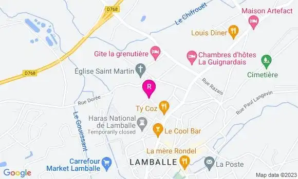 Localisation Restaurant  Le Petit Ecuyer